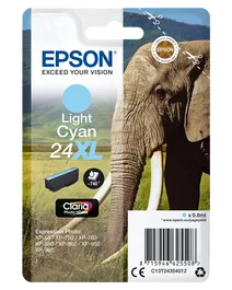 Epson Cartucho de tinta Cian (claro) 24 XL C13T24354012