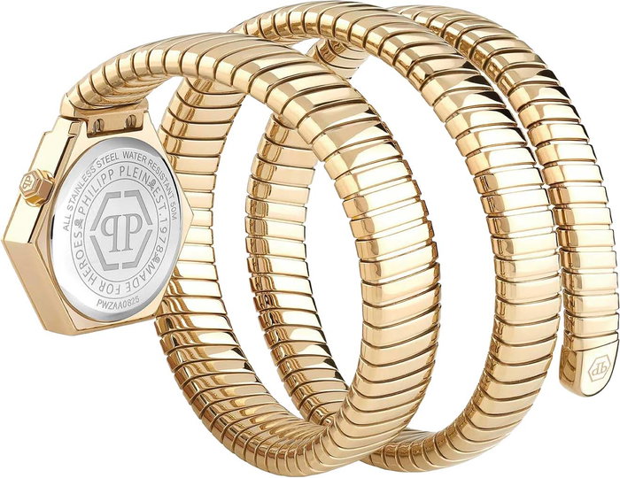 Philipp Plein PWZAA0825 Reloj Analógico Dorado con Esfera Azul Philipp Plein PWZAA0825 Reloj Analógico Dorado con Esfera Azul