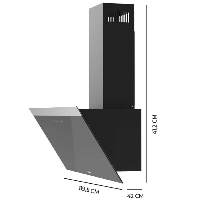 Cecotec Bolero Flux DT 906500 Glass Black A Cecotec Bolero Flux DT 906500 Glass Black A