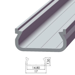 Perfil Aluminio Tipo ECO P01 2,02M