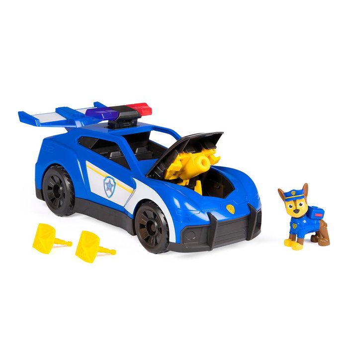 Spin Master Paw Patrol Coche Policía Chase Search y Rescue 6074962 - Lanzacohetes y Dron, Juguete +3 Años
