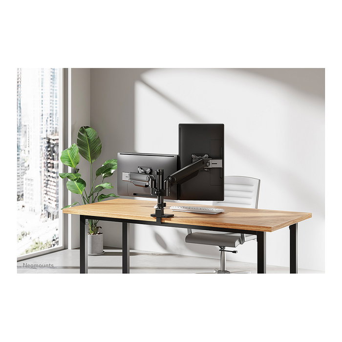 Neomounts DS65S-950BL2 Soporte para 2 Monitores 24-34 Pulgadas