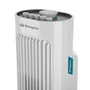 Orbegozo TW 0755 Ventilador de Torre Blanco 45W, 3 Velocidades, Temporizador 2 Horas, Oscilante y Silencioso, Altura 77 cm, Con Asa y Bandeja para Esencias