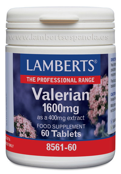 Lamberts Valeriana 1600mg 60 tabletas Lamberts Valeriana 1600mg 60 tabletas