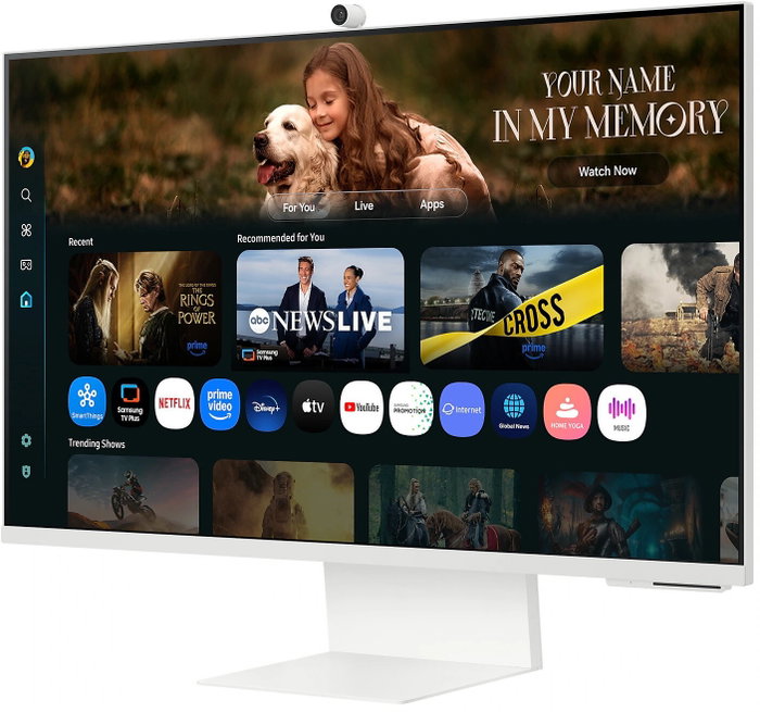 Samsung M80F Monitor Smart 32 pulg. 4K Blanco