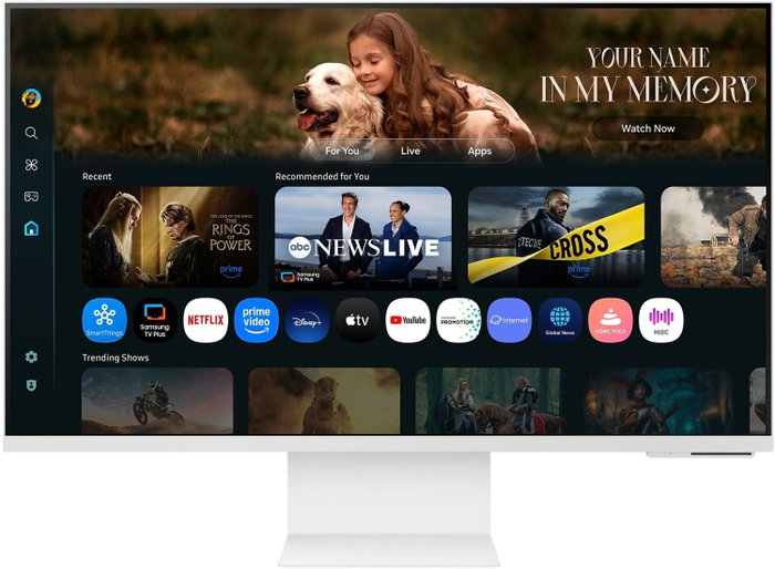 Samsung M80F Monitor Smart 32 pulg. 4K Blanco