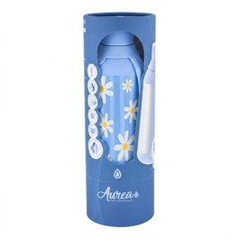 AUREA Botella térmica interior cerámico Sky Floral 500ml con 2 tapones