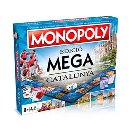Eleven Force Monopoly Mega Cataluña B6602 Edición Regional Juego de Mesa para 2-6 Jugadores +9 Años