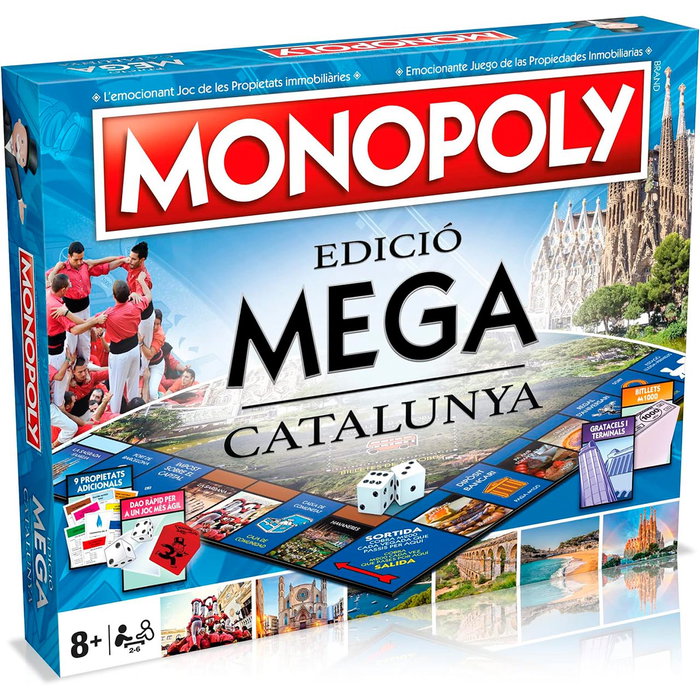 Hasbro Games Monopoly Mega Cataluña Edition Hasbro Games Monopoly Mega Cataluña Edition