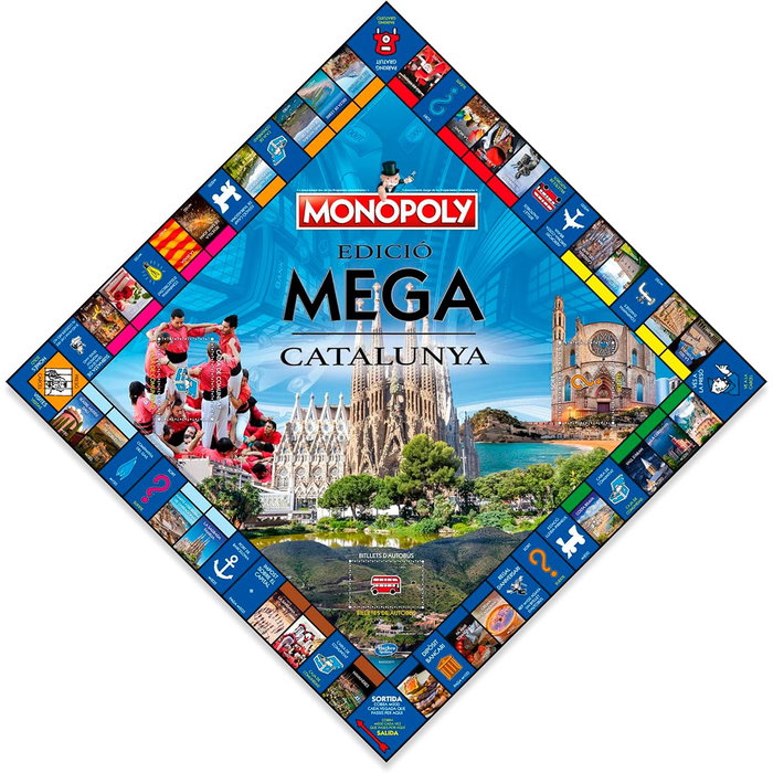 Hasbro Games Monopoly Mega Cataluña Edition Hasbro Games Monopoly Mega Cataluña Edition