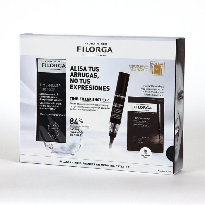 Filorga Time-Filler 5XP Shot SR 15ml + Time-Filler CR 15ml - Pack 2 Productos Antiedad Filorga Time-Filler 5XP Shot SR 15ml + Time-Filler CR 15ml - Pack 2 Productos Antiedad