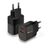 NGS BUD45W Cargador de Pared GaN 45W con USB-C y USB-A, Negro