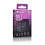 NGS BUD45W Cargador de Pared GaN 45W con USB-C y USB-A, Negro