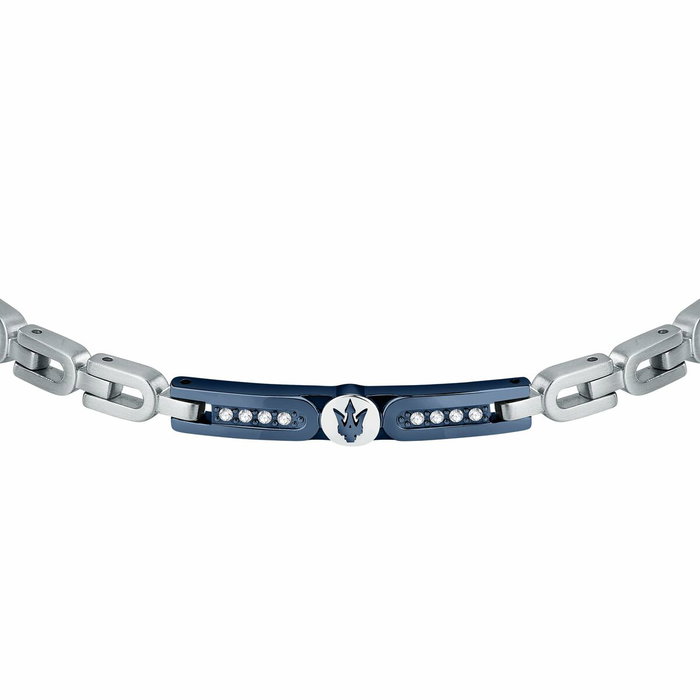 Pulsera Hombre Maserati Acero Inoxidable 21,5 cm Plateado