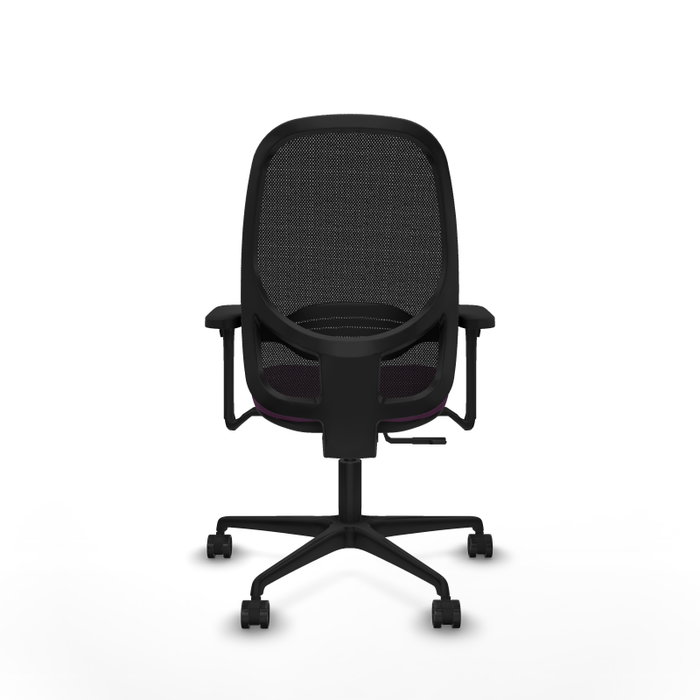 PIQUERAS Y CRESPO Silla de oficina Cilanco con mecanismo Sincro, Morado y Negro