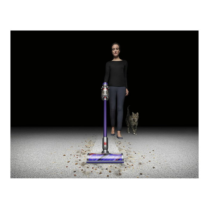 Dyson V11 Advanced Aspiradora Escoba 2 en 1 Sin Bolsa, Batería Recargable, Color Níquel/Púrpura, para Alfombra y Suelos Duros Dyson V11 Advanced Aspiradora Escoba 2 en 1 Sin Bolsa, Batería Recargable, Color Níquel/Púrpura, para Alfombra y Suelos Duros