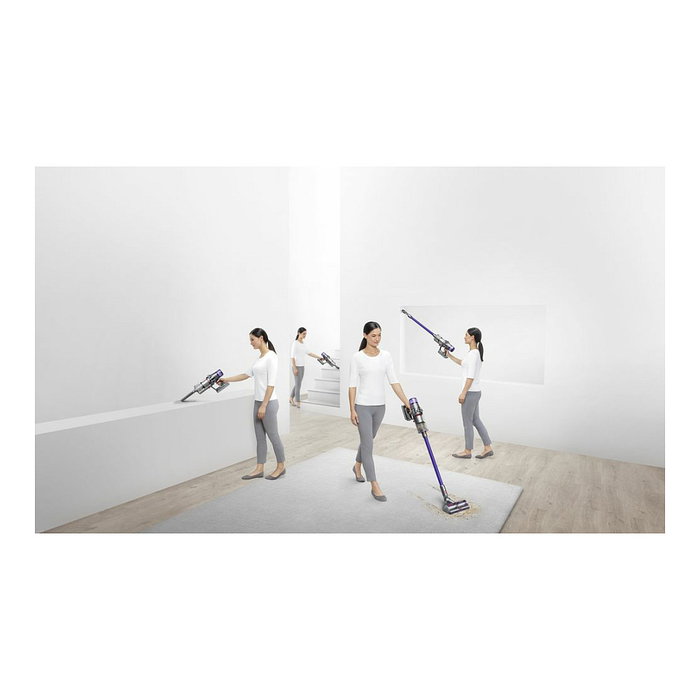 Dyson V11 Advanced Aspiradora Escoba 2 en 1 Sin Bolsa, Batería Recargable, Color Níquel/Púrpura, para Alfombra y Suelos Duros Dyson V11 Advanced Aspiradora Escoba 2 en 1 Sin Bolsa, Batería Recargable, Color Níquel/Púrpura, para Alfombra y Suelos Duros