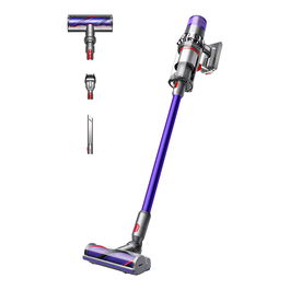 Dyson V11 Advanced Aspiradora Escoba 2 en 1 Sin Bolsa, Batería Recargable, Color Níquel/Púrpura, para Alfombra y Suelos Duros