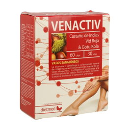 Dietmed Venactiv 60 Cápsulas Complemento Alimenticio para el Flujo Venoso