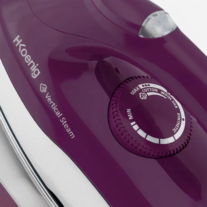 H.Koenig V8 - Generador de Vapor, 8 bares, Salida 100 g/min, Capacidad 1.7L, Color Morado - AACPF66115 H.Koenig V8 - Generador de Vapor, 8 bares, Salida 100 g/min, Capacidad 1.7L, Color Morado - AACPF66115