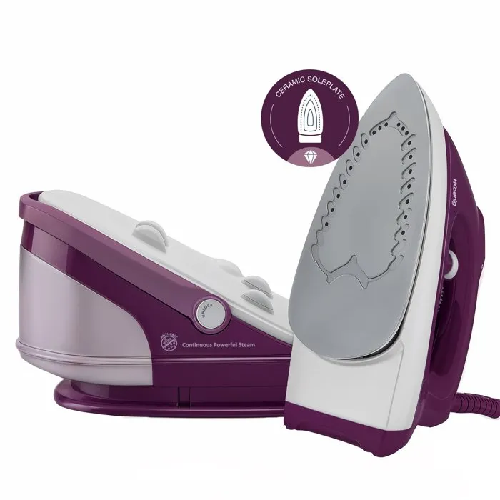 H.Koenig V8 - Generador de Vapor, 8 bares, Salida 100 g/min, Capacidad 1.7L, Color Morado - AACPF66115 H.Koenig V8 - Generador de Vapor, 8 bares, Salida 100 g/min, Capacidad 1.7L, Color Morado - AACPF66115