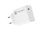 Natec RIBERA Cargador USB-C 20W PD con Quick Charge 3.0 Carga Rápida Universal Interruptor para Interior Color Blanco