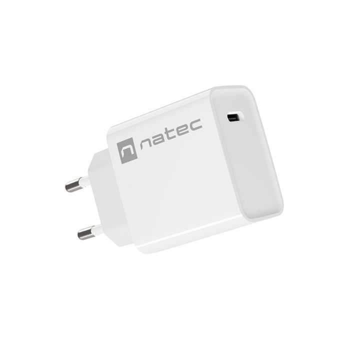 Natec Cargador Ribera USB-C 20W Blanco Natec Cargador Ribera USB-C 20W Blanco