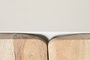 DKD Home Decor Mueble TV Scandi white Natural Blanco 140 x 55 x 40 cm
