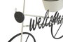 DKD Home Decor Expositor Metal Bicicleta Blanco 105x18x70