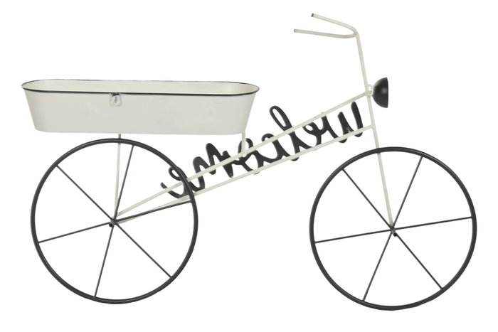 DKD Home Decor Expositor Metal Bicicleta Blanco 105x18x70