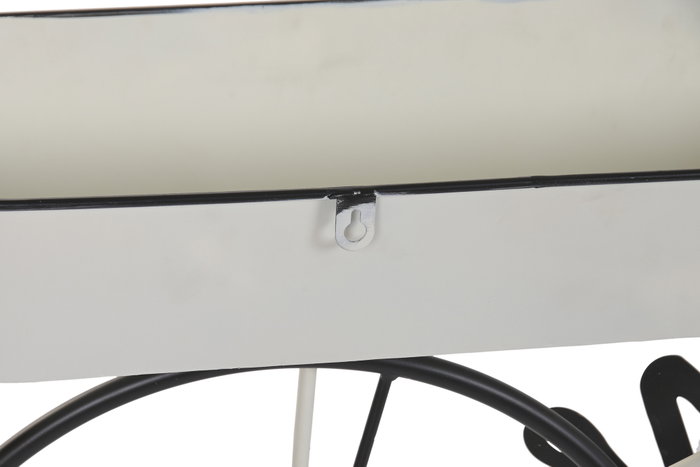 DKD Home Decor Expositor Metal Bicicleta Blanco 105x18x70