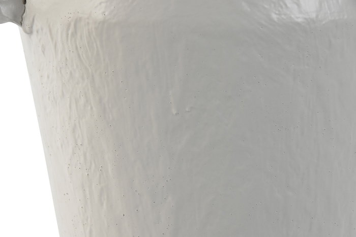 DKD Home Decor Jarrón Metal Blanco 33,5x20x36 cm