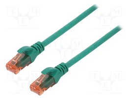 DIGITUS Patch cord Cat 6 U/UTP 10m verde
