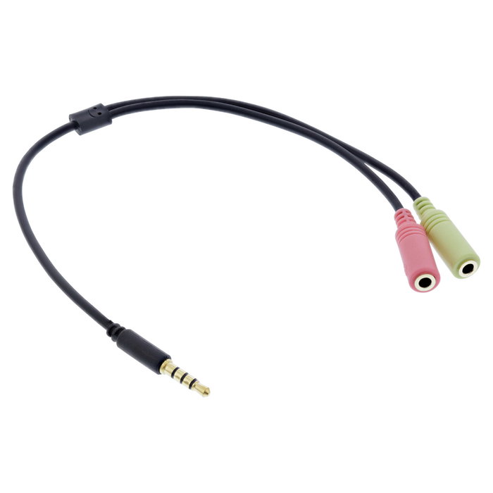 InLine 99302I Adaptador de audio de 3,5mm macho a 2x 3,5mm hembra InLine 99302I Adaptador de audio de 3,5mm macho a 2x 3,5mm hembra
