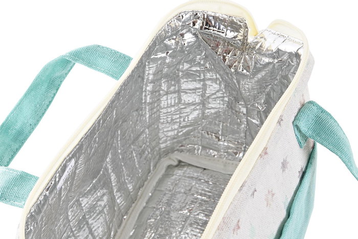 DKD Home Decor Bolsa Termica Shabby Casablanca 2022 Blanco Multicolor 11 x 16 x 34 cm