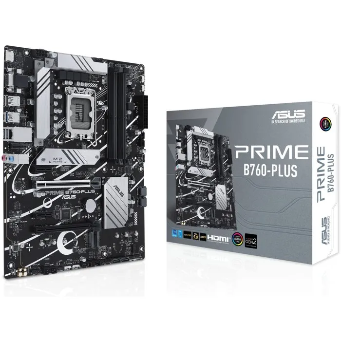 Asus PRIME B760-PLUS Intel B760 LGA 1700 ATX DDR5 Asus PRIME B760-PLUS Intel B760 LGA 1700 ATX DDR5