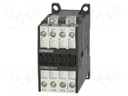 OMRON J7KN Contactor 4-polar 24VDC 22A