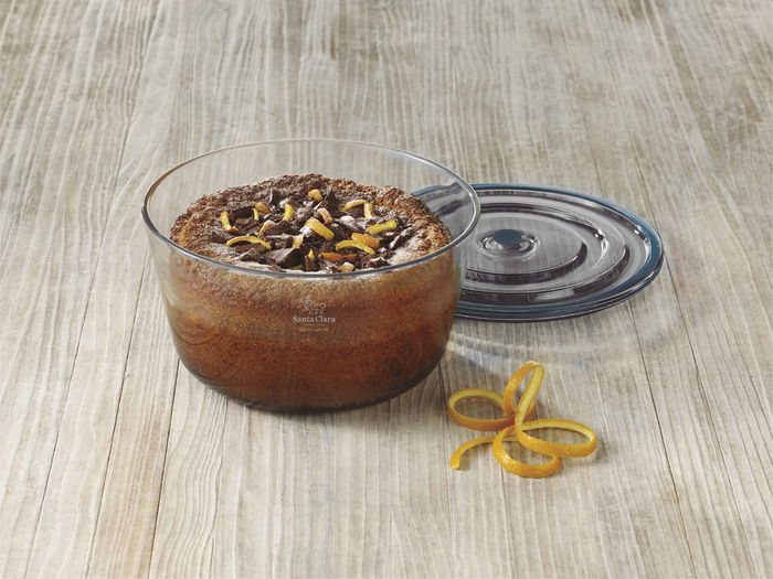 Inde Fuente Redonda con Tapa Hermética y Válvula 850 ml, 15.6 cm x 15.6 cm x 6.8 cm (4 Unidades)