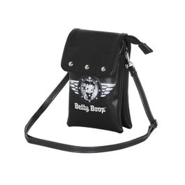 Karactermania Bolso para Móvil Betty Boop Motor Love Negro