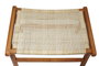 DKD Home Decor Descalzadora Balines Natural Teca y Ratan Marron Claro 65 x 47 x 40 cm