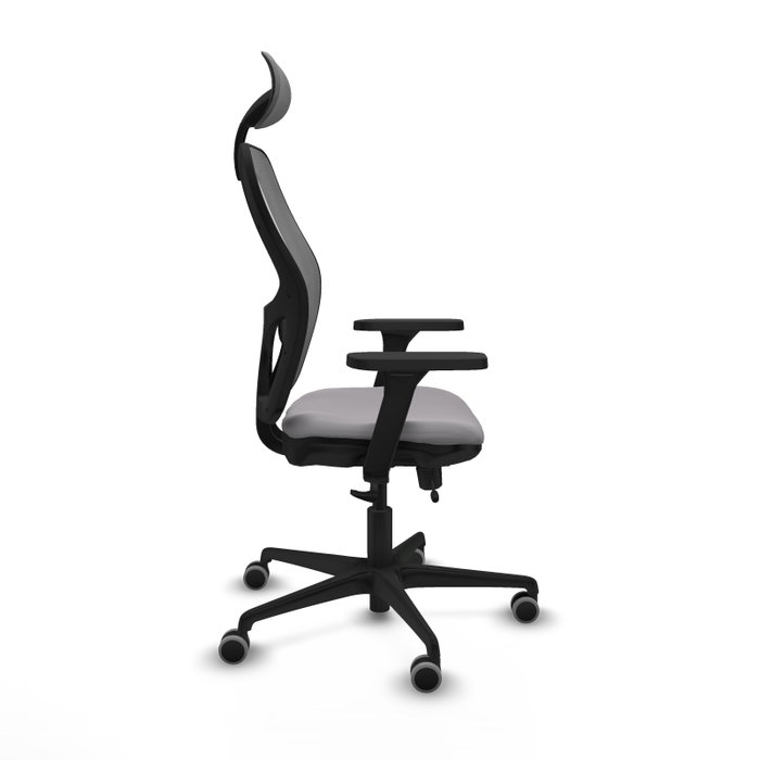 PIQUERAS Y CRESPO Silla de oficina Jorquera Gris con Brazos 3D PIQUERAS Y CRESPO Silla de oficina Jorquera Gris con Brazos 3D