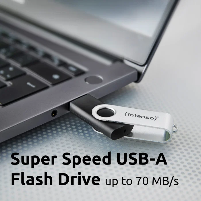 Intenso Memoria USB Office Line 128 GB Silver-black Intenso Memoria USB Office Line 128 GB Silver-black