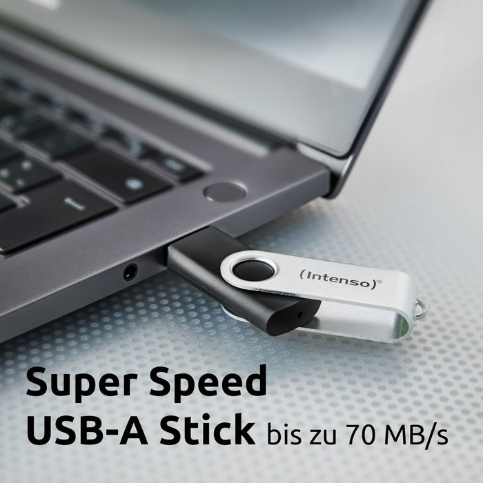 Intenso Office Line 128 GB USB Stick 3.2 Plata/Negro Intenso Office Line 128 GB USB Stick 3.2 Plata/Negro