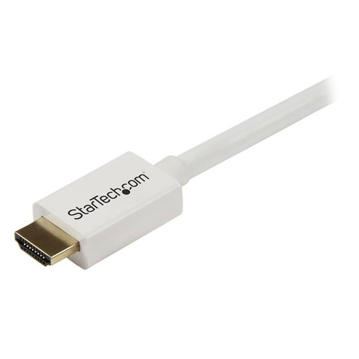 Startech Cable HDMI Ultra HD 4K 5m Blanco HD3MM5MW CL3 para pared Startech Cable HDMI Ultra HD 4K 5m Blanco HD3MM5MW CL3 para pared