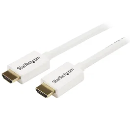 Startech Cable HDMI Ultra HD 4K 5m Blanco HD3MM5MW CL3 para pared