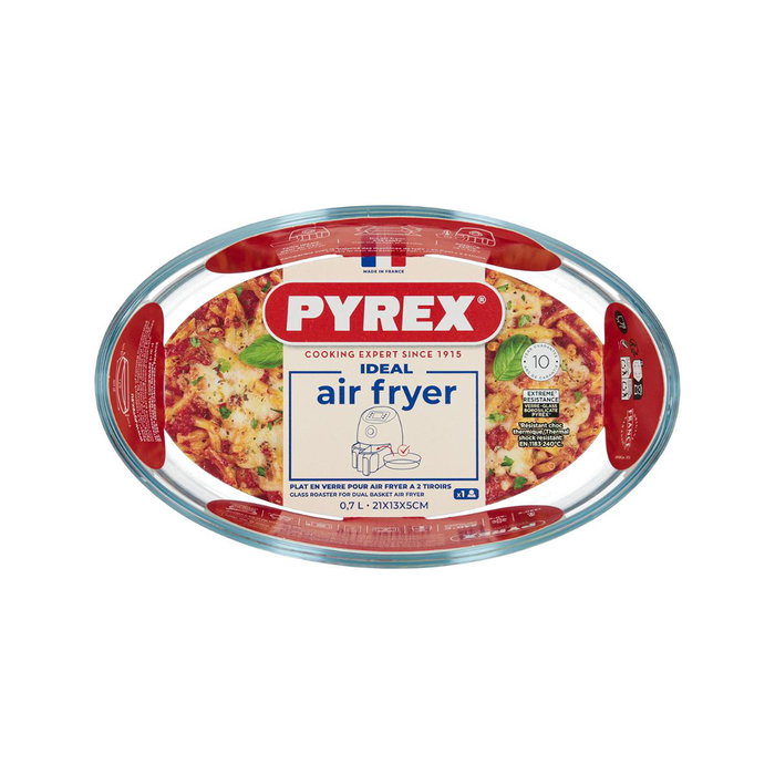 Fuente Oval Vidrio Airfryer Pyrex® 21x13x5 cm-0,7 L