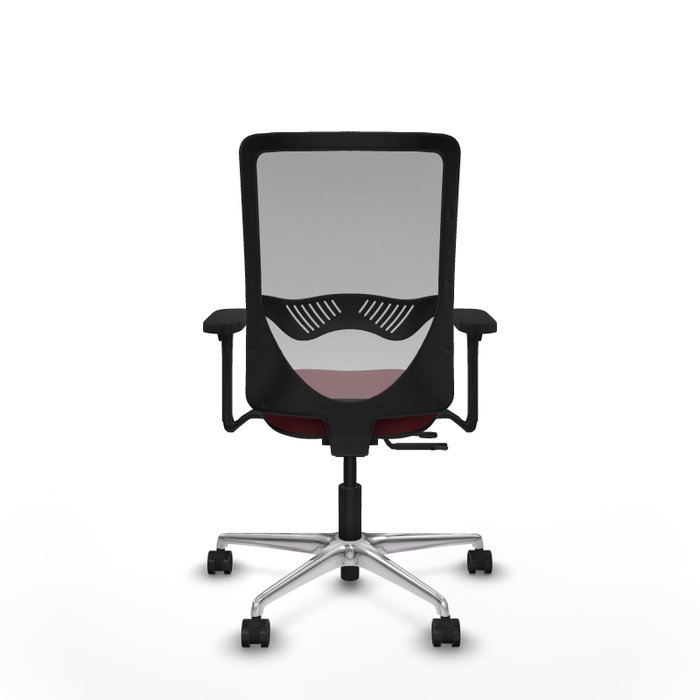 PIQUERAS Y CRESPO Silla de oficina Zulema con mecanismo Sincro/Traslack, Granate y Gris PIQUERAS Y CRESPO Silla de oficina Zulema con mecanismo Sincro/Traslack, Granate y Gris