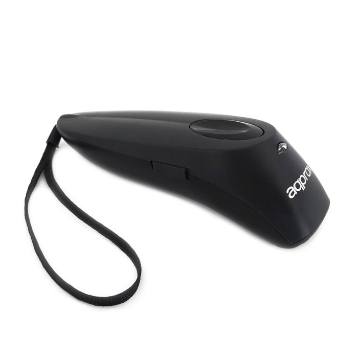 Approx Lector de Código de Barras Inalámbrico 1D/2D APPLS10 Negro