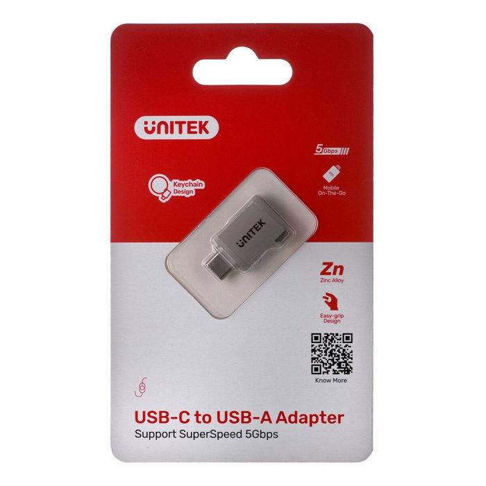 Unitek Adaptador USB-A a USB-C 3.1 Gen1 A1025GNI