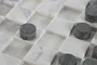 DKD Home Decor Juego de Damas de Piedra Blanco